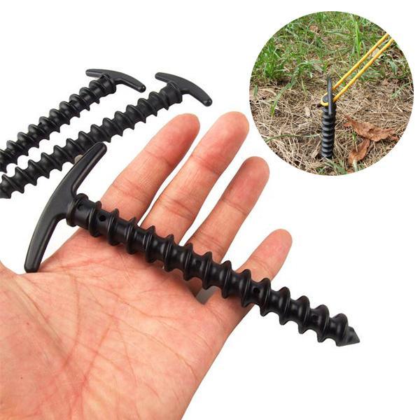 Smart Spiral Tent Stakes (10 Pcs) - Indigo-Temple