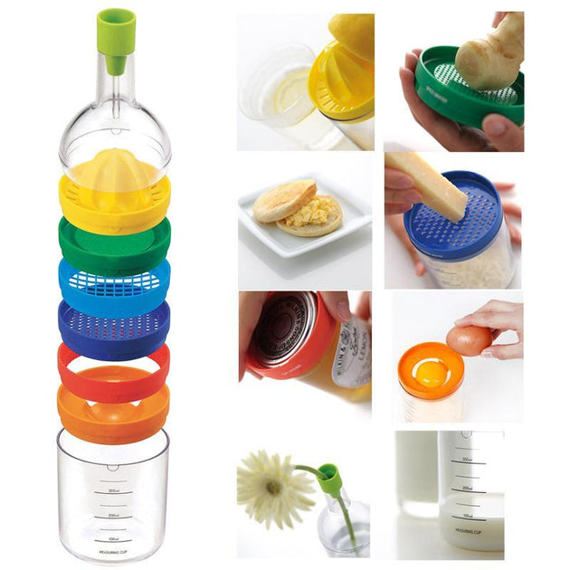 8 in 1 Ultimate Kitchen Bottle - Indigo-Temple