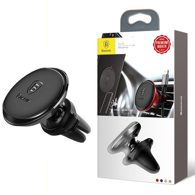 Baseus Magnetic Phone Holder With Cable Clip - Indigo-Temple