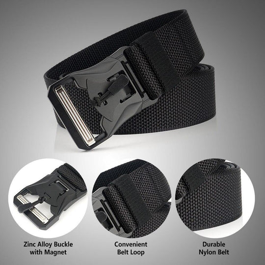 MagnetoBelt™ Tactical Belt With A Magnetic Buckle - Indigo-Temple