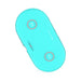 Dual-Coil Qi Wireless Quick-Charge Pad - Indigo-Temple