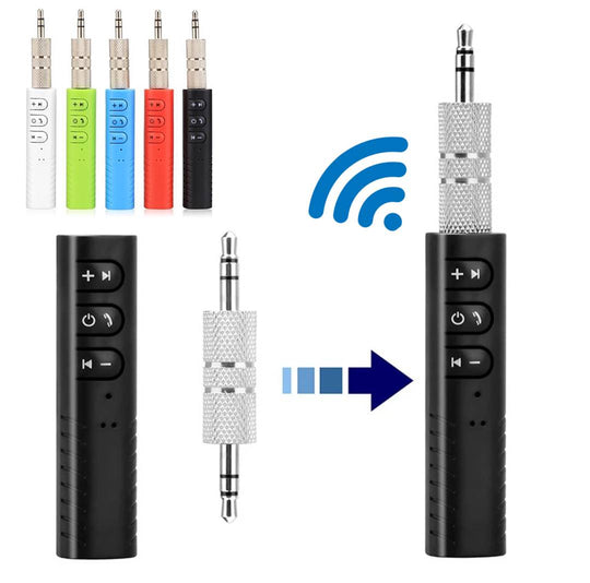 Easy-Connect Portable Bluetooth Audio Receiver - Indigo-Temple