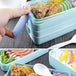 3 Layers Microwave Bento Lunch Box - Indigo-Temple