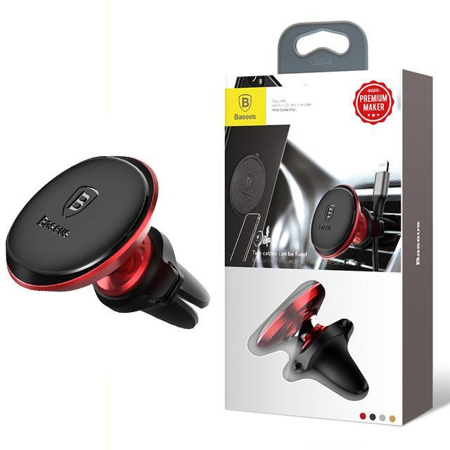Baseus Magnetic Phone Holder With Cable Clip - Indigo-Temple