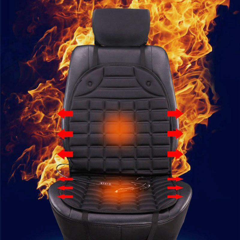 Heated Car Seat Cushion Cover - Indigo-Temple