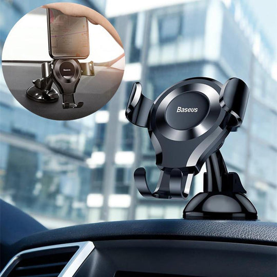 Baseus Suction-Based Gravity-Powered Car Phone Mount - Indigo-Temple
