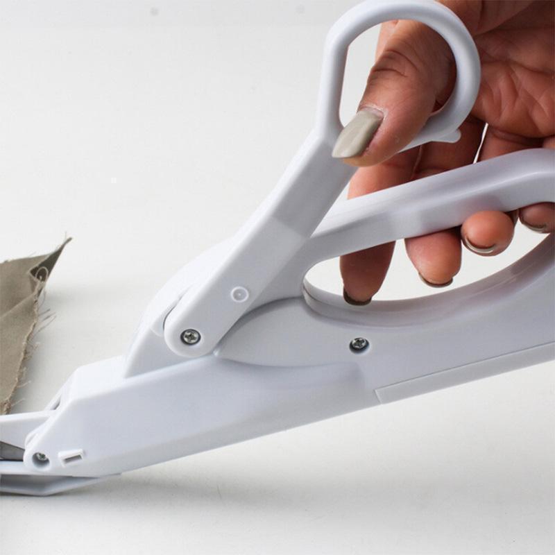 Multipurpose Electric Automatic Safe Handheld Fabric Sewing Scissors - Indigo-Temple