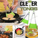 Clever Tongs - 2 in 1 Kitchen Spatula and Tongs - Indigo-Temple