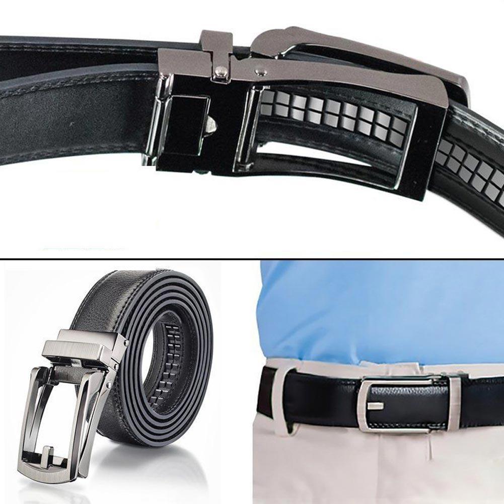 QUICKCLICK™ NO HOLES PERFECT FITTING LEATHER BELT - Indigo-Temple
