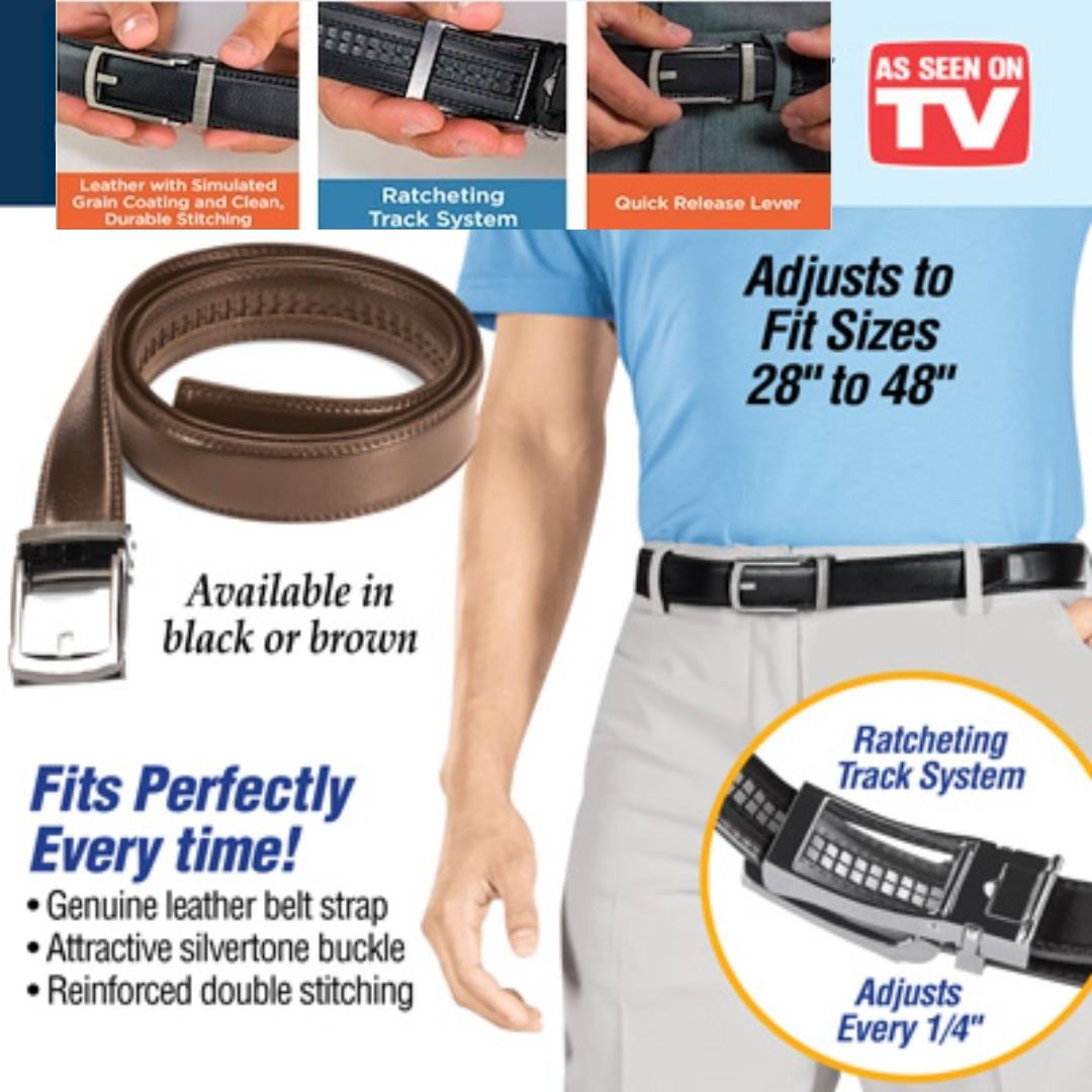 QUICKCLICK™ NO HOLES PERFECT FITTING LEATHER BELT - Indigo-Temple