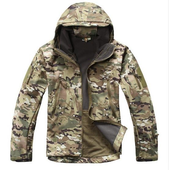 TACTICAL SHARKSKIN SOFT SHELL WATERPROOF JACKET (free shipping) - Indigo-Temple