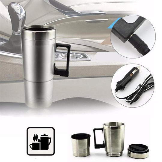 Electric Heated Car Mug/Thermos - Indigo-Temple
