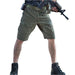 Quick-Drying Combat Cargo Shorts - Indigo-Temple