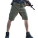 Quick-Drying Combat Cargo Shorts - Indigo-Temple