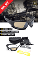 X7 Ballistic Army Polarized  Sunglasses - Indigo-Temple