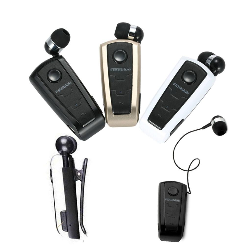 CLIP-ON VIBRATING B.T EARPHONE - Indigo-Temple