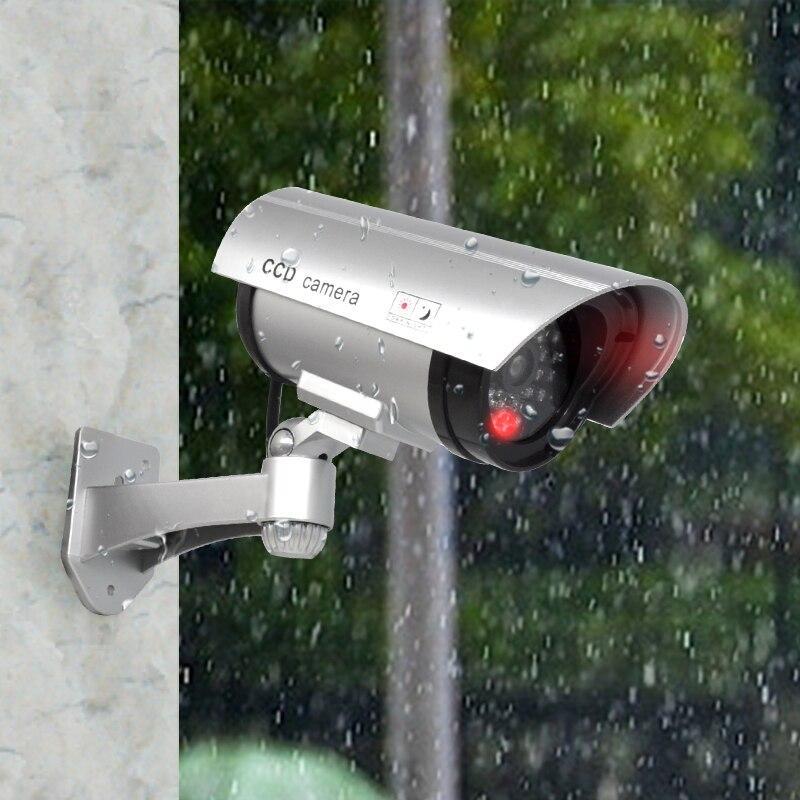 Fake CCD Waterproof  security camera with Flickering  LED - Indigo-Temple