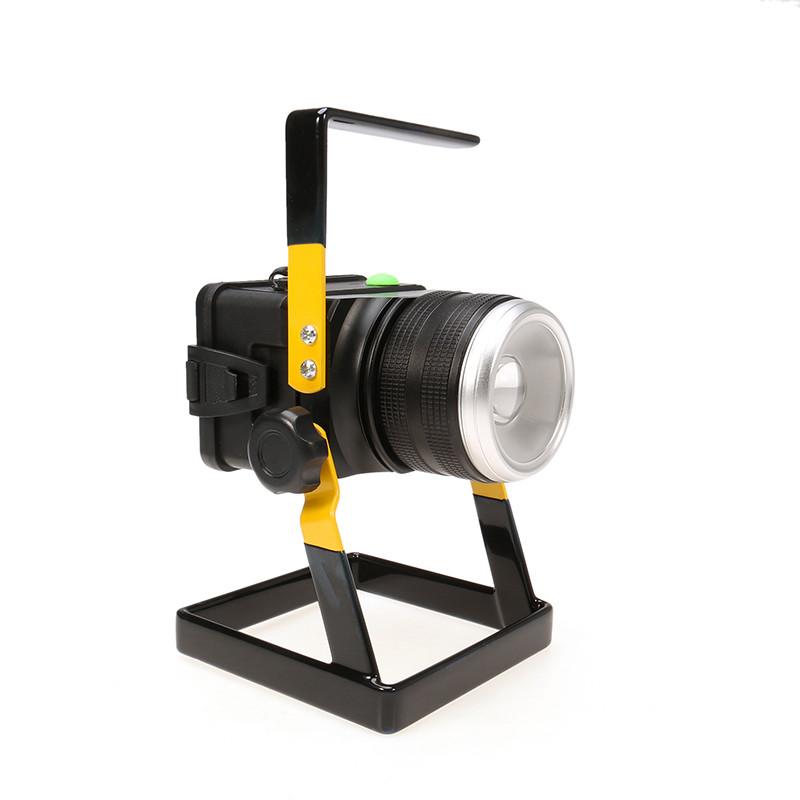 Rechargeable 3 Mode Zoomable 10W LED Floodlight - Indigo-Temple