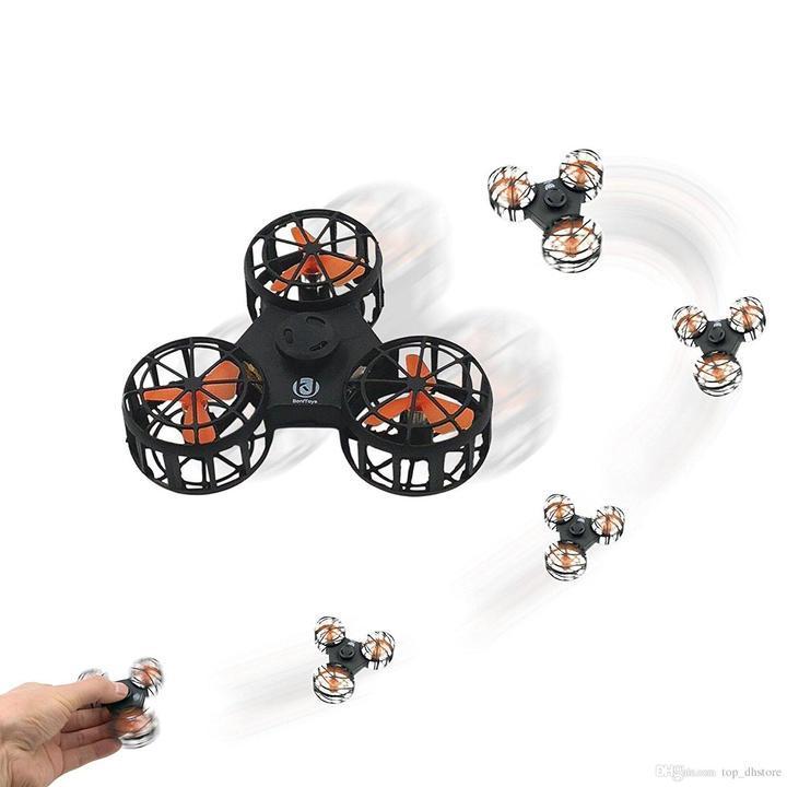 Automatic Flying Fidget Spinner Drone - Indigo-Temple