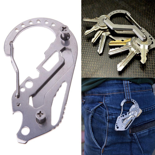Multifunction EDC Key Organizer Clip - Indigo-Temple