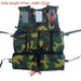 Adult & Children Camo Life Jackets with Whistle - Indigo-Temple
