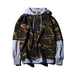Men Camouflage Military Hoodie (3 colors) - Indigo-Temple