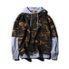 Men Camouflage Military Hoodie (3 colors) - Indigo-Temple