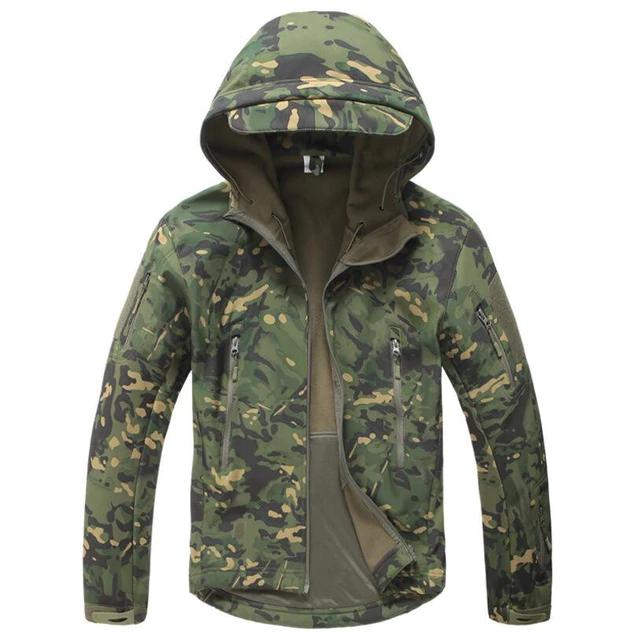 TACTICAL SHARKSKIN SOFT SHELL WATERPROOF JACKET (free shipping) - Indigo-Temple