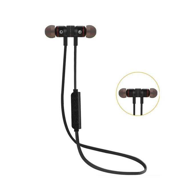 Bluetooth V4.0 Wireless Noise Reduction Earphones - Indigo-Temple