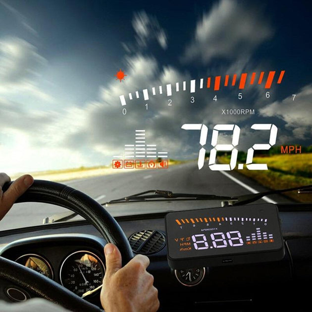 X5 - Car Windshield HUD Hologram Projector - Indigo-Temple