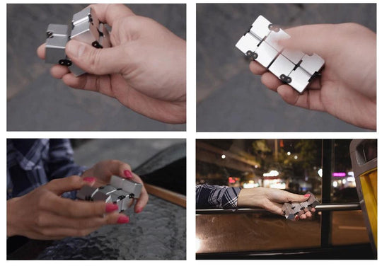 Infinity Cube - Silver\Black - Indigo-Temple