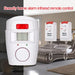 Wireless IR Motion Sensor Alarm Security System - Indigo-Temple