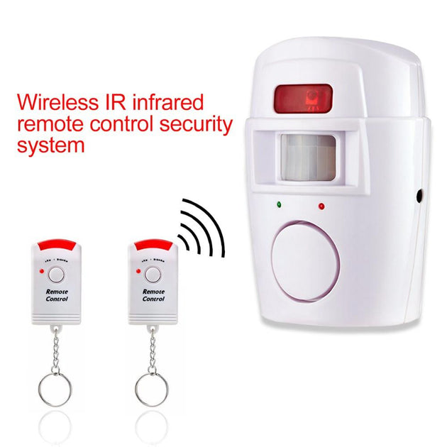 Wireless IR Motion Sensor Alarm Security System - Indigo-Temple