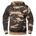 Men's TACTICAL Military Style Hoodie Sweatshirts - Indigo-Temple