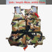 Adult & Children Camo Life Jackets with Whistle - Indigo-Temple