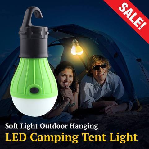 SOFT HANGING CAMPING TENT LED  LIGHT (2pcs) - Indigo-Temple