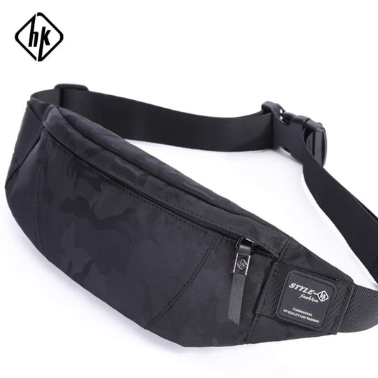 Casual Anti-Theft Fanny Pack - Indigo-Temple