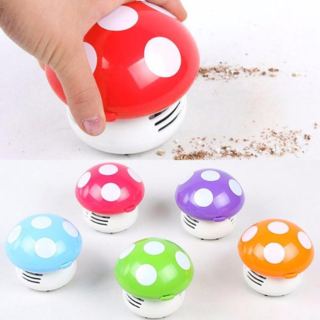 Mini Mushroom Vacuum Cleaner - Indigo-Temple