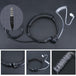3.5mm jack Tactical Smart Phone Throat Mic - Indigo-Temple