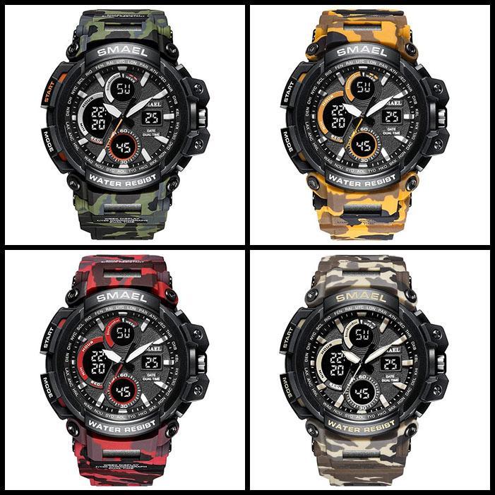 ZR - 670 SMAEL™ Lagoon Edition Waterproof & Shockproof Tactical Watches - Indigo-Temple