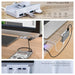 ORICO® Portable Clip-On 4-Port USB Hub - Indigo-Temple