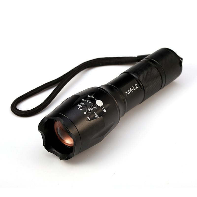 T6 3800LM ZOOMABLE LED FLASHLIGHT - Indigo-Temple