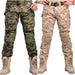 Military Pants With Knee Pads (9 colors) - Indigo-Temple