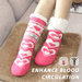 Sustained warm Fleece Indoor Socks - Indigo-Temple