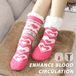 Sustained warm Fleece Indoor Socks - Indigo-Temple