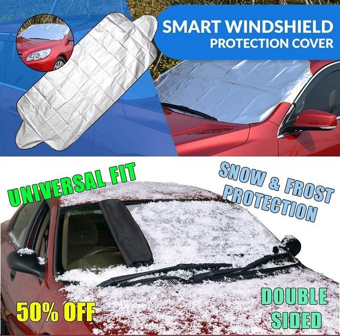SMART SNOW/SUN WINDSHIELD COVER - Indigo-Temple