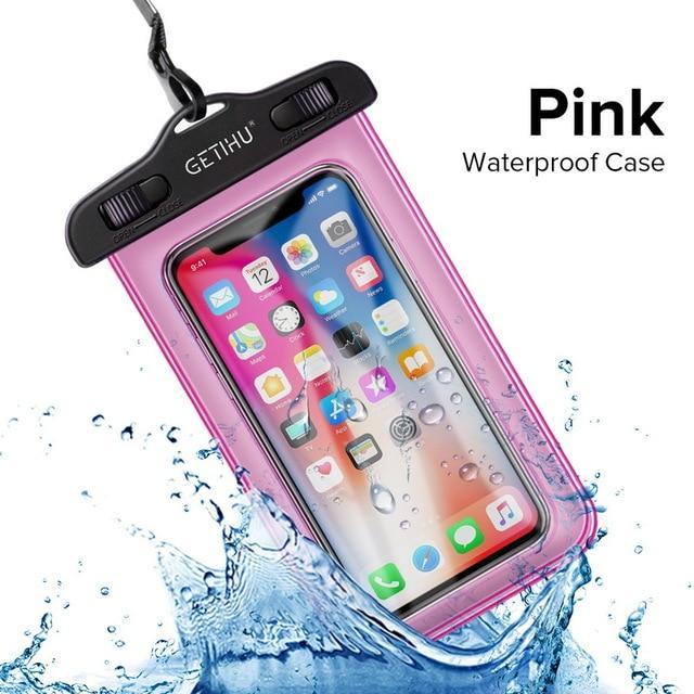 GETIHU™ Universal Waterproof Case for iPhone and Galaxy - Indigo-Temple