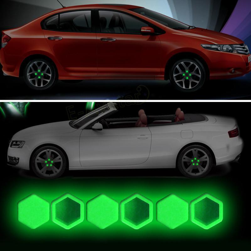 Styling 20pcs Green Wheel Nuts Covers - Indigo-Temple