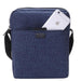 TINYAT™ Triple-Layer Casual Messenger Bag - Indigo-Temple