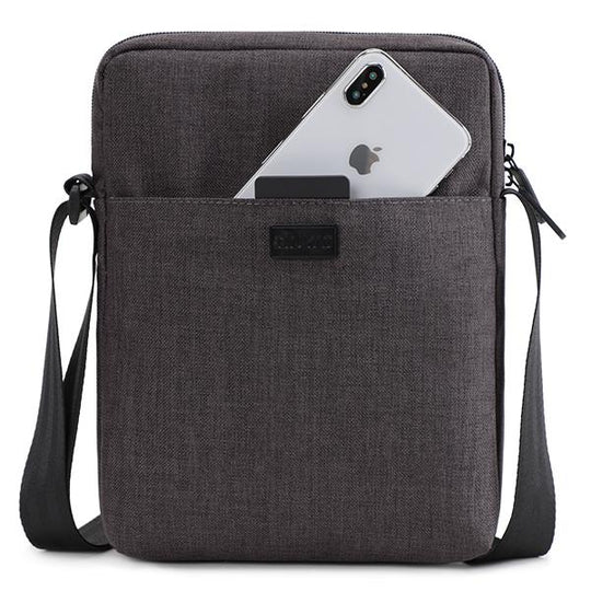 TINYAT™ Triple-Layer Casual Messenger Bag - Indigo-Temple